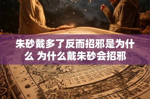 朱砂戴多了反而招邪是为什么 为什么戴朱砂会招邪