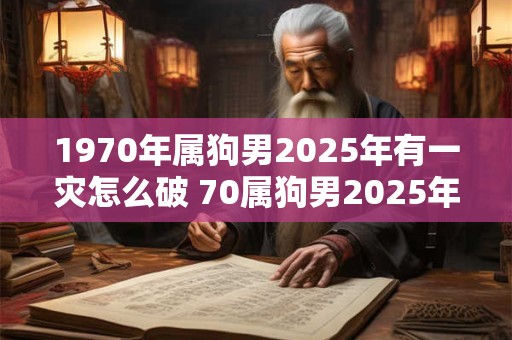 1970年属狗男2025年有一灾怎么破 70属狗男2025年有哪些灾难