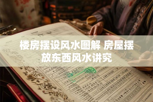 楼房摆设风水图解 房屋摆放东西风水讲究