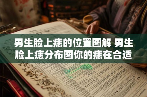 男生脸上痣的位置图解 男生脸上痣分布图你的痣在合适的位置吗
