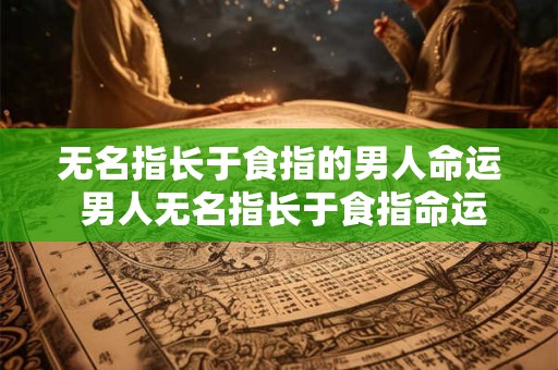 无名指长于食指的男人命运 男人无名指长于食指命运有何变化