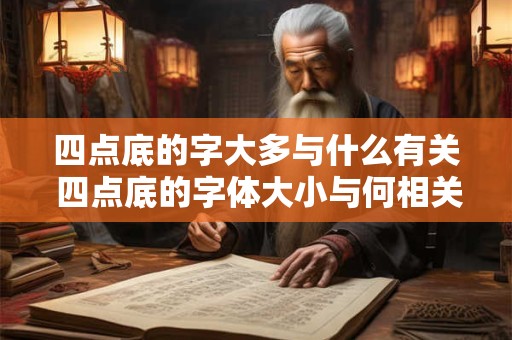 四点底的字大多与什么有关 四点底的字体大小与何相关