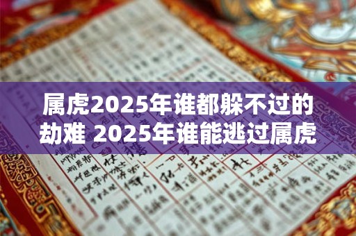 属虎2025年谁都躲不过的劫难 2025年谁能逃过属虎的劫难
