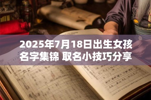 2025年7月18日出生女孩名字集锦 取名小技巧分享