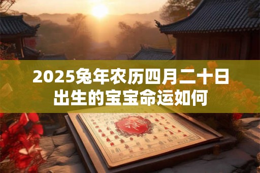 2025兔年农历四月二十日出生的宝宝命运如何