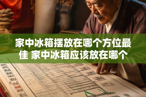 家中冰箱摆放在哪个方位最佳 家中冰箱应该放在哪个方位最好