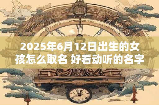 2025年6月12日出生的女孩怎么取名 好看动听的名字推荐