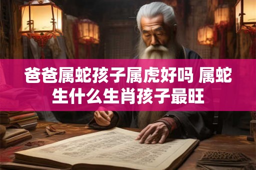 爸爸属蛇孩子属虎好吗 属蛇生什么生肖孩子最旺