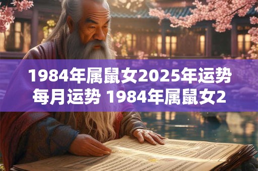 1984年属鼠女2025年运势每月运势 1984年属鼠女2025年每月运势如何