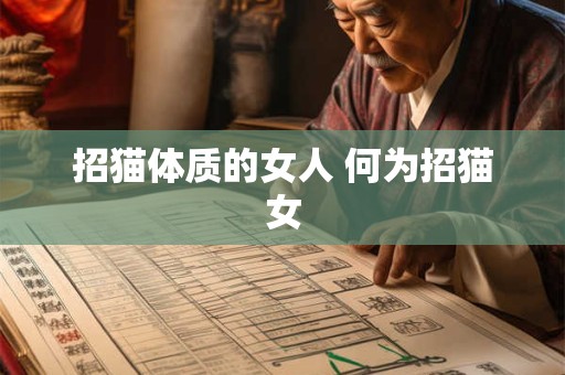 招猫体质的女人 何为招猫女