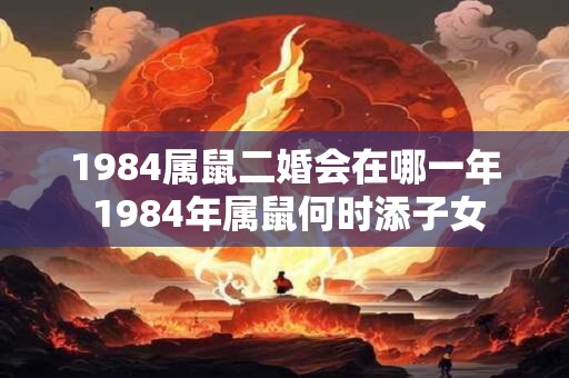 1984属鼠二婚会在哪一年 1984年属鼠何时添子女