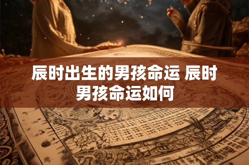 辰时出生的男孩命运 辰时男孩命运如何