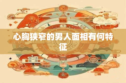心胸狭窄的男人面相有何特征