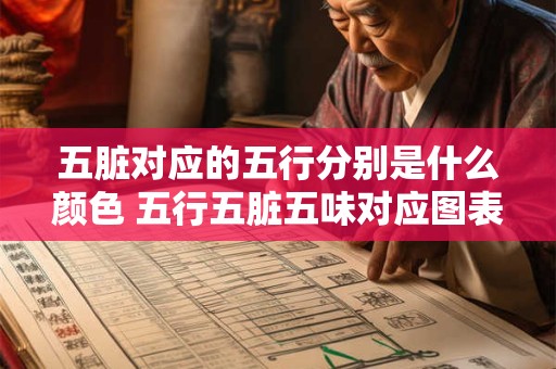 五脏对应的五行分别是什么颜色 五行五脏五味对应图表