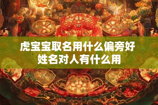 虎宝宝取名用什么偏旁好 姓名对人有什么用