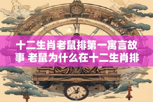 十二生肖老鼠排第一寓言故事 老鼠为什么在十二生肖排名第一