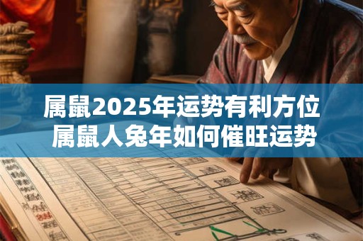 属鼠2025年运势有利方位 属鼠人兔年如何催旺运势