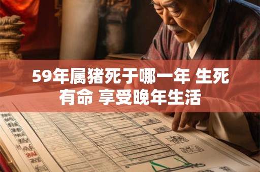 59年属猪死于哪一年 生死有命 享受晚年生活 59年属猪死于哪一年 生死有命 享受晚年生活