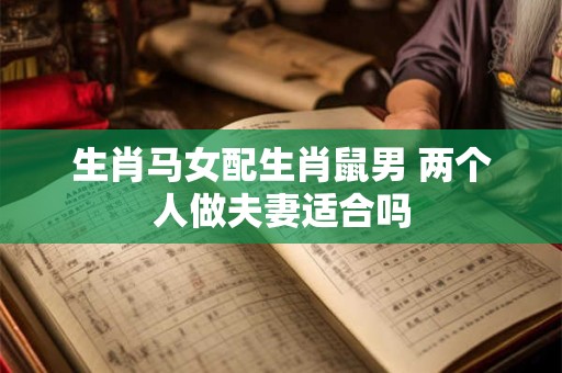 生肖马女配生肖鼠男 两个人做夫妻适合吗