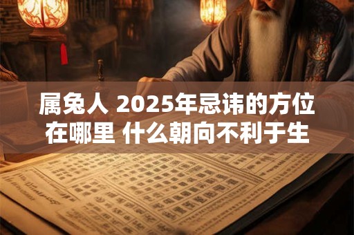 属兔人 2025年忌讳的方位在哪里 什么朝向不利于生肖兔