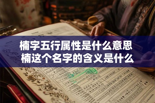 楠字五行属性是什么意思 楠这个名字的含义是什么