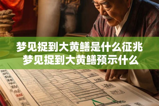 梦见捉到大黄鳝是什么征兆 梦见捉到大黄鳝预示什么