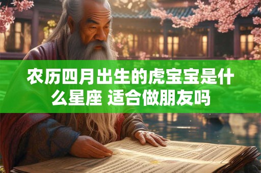 农历四月出生的虎宝宝是什么星座 适合做朋友吗