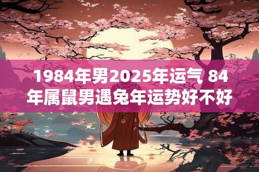 1984年男2025年运气 84年属鼠男遇兔年运势好不好