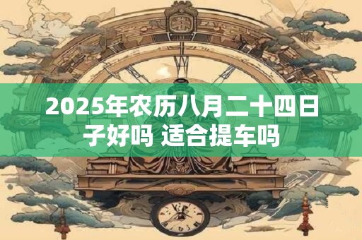 2025年农历八月二十四日子好吗 适合提车吗