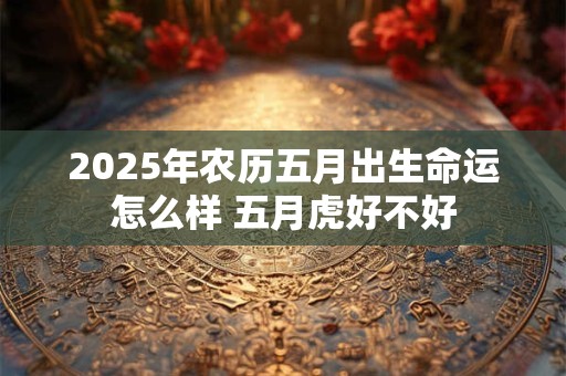 2025年农历五月出生命运怎么样 五月虎好不好