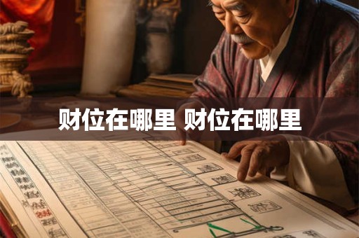 财位在哪里 财位在哪里