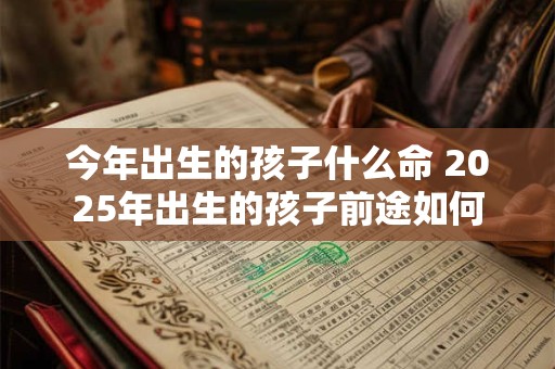 今年出生的孩子什么命 2025年出生的孩子前途如何
