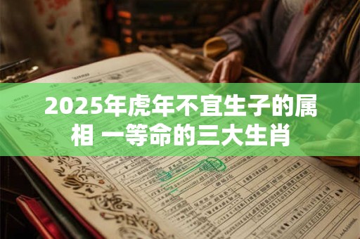 2026年虎年不宜生子的属相 一等命的三大生肖