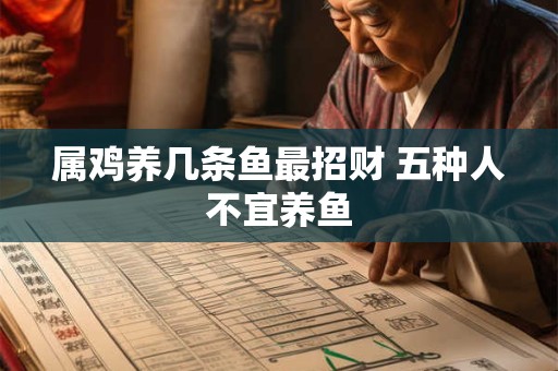 属鸡养几条鱼最招财 五种人不宜养鱼