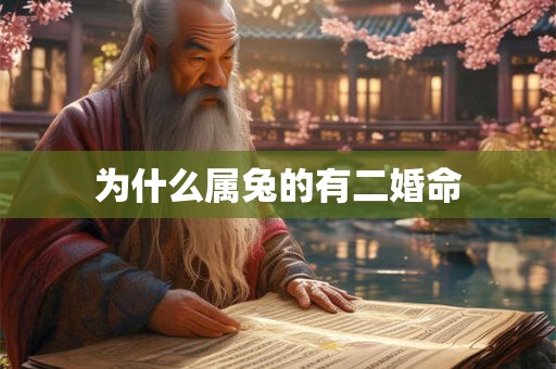 为什么属兔的有二婚命