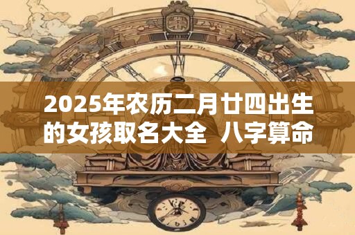 2025年农历二月廿四出生的女孩取名大全  八字算命