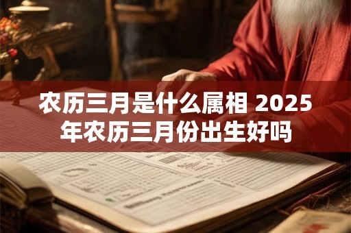 农历三月是什么属相 2025年农历三月份出生好吗