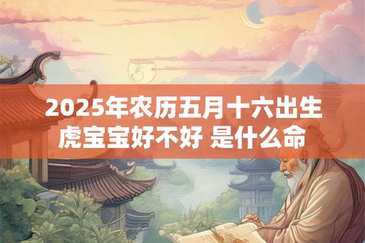 2025年农历五月十六出生虎宝宝好不好 是什么命