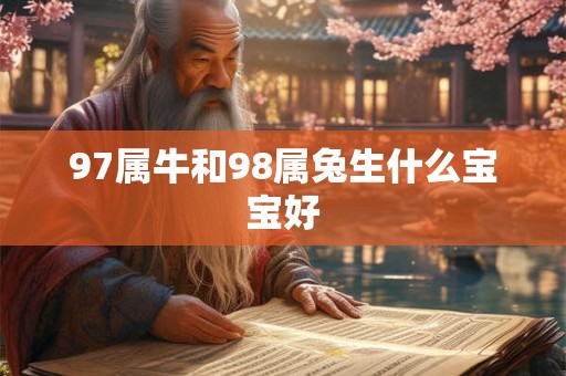 97属牛和98属兔生什么宝宝好