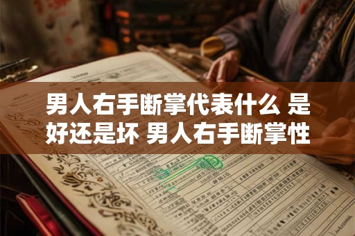 男人右手断掌代表什么 是好还是坏 男人右手断掌性格特点