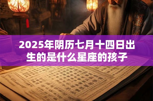2025年阴历七月十四日出生的是什么星座的孩子