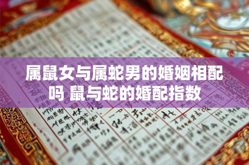 属鼠女与属蛇男的婚姻相配吗 鼠与蛇的婚配指数