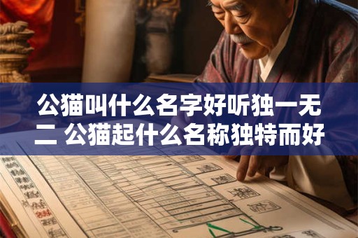 公猫叫什么名字好听独一无二 公猫起什么名称独特而好听