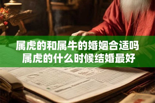 属虎的和属牛的婚姻合适吗 属虎的什么时候结婚最好