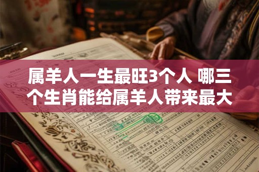 属羊人一生最旺3个人 哪三个生肖能给属羊人带来最大的好运