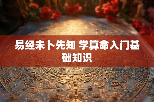 易经未卜先知 学算命入门基础知识