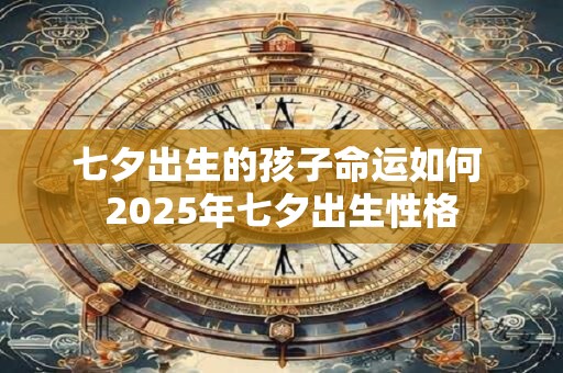 七夕出生的孩子命运如何 2026年七夕出生性格