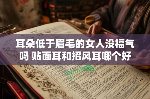 耳朵低于眉毛的女人没福气吗 贴面耳和招风耳哪个好