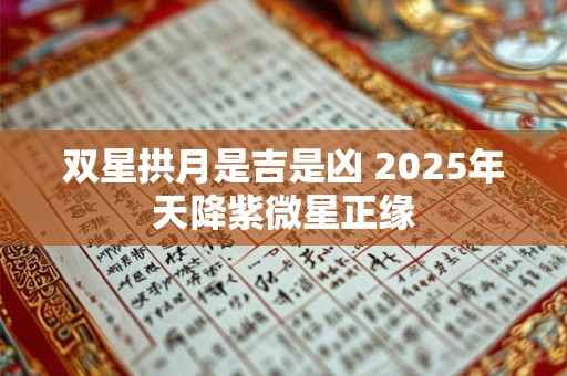 双星拱月是吉是凶 2025年天降紫微星正缘 双星拱月是吉是凶 2025年天降紫微星正缘