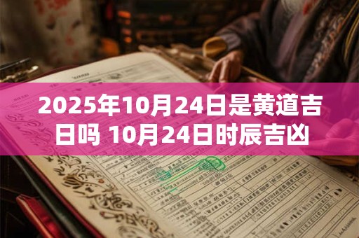 2025年10月24日是黄道吉日吗 10月24日时辰吉凶 2025年10月24日是黄道吉日吗 10月24日时辰吉凶